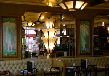 Le Café Joinville, France - Decorative Painters Paris, France - Maison Scene